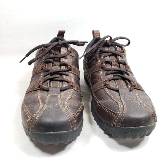 Nunn Bush Men's Size 9 Wide Brown Leather Sneakers - Picture 8 of 10